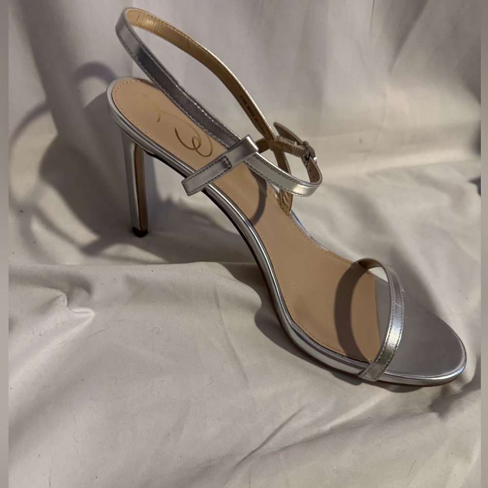 Sam Edelman silver high heels